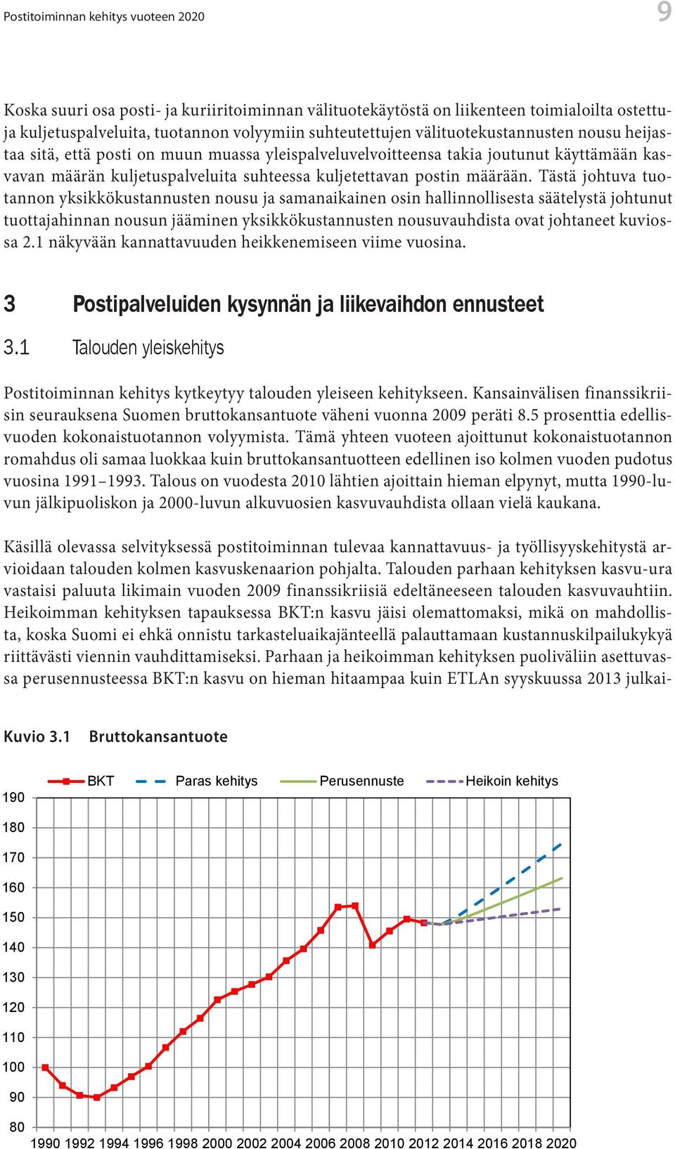 Tästä johtuva tuotannon yksikkökustannusten nousu ja samanaikainen osin hallinnollisesta säätelystä johtunut tuottajahinnan nousun jääminen yksikkökustannusten nousuvauhdista ovat johtaneet kuviossa