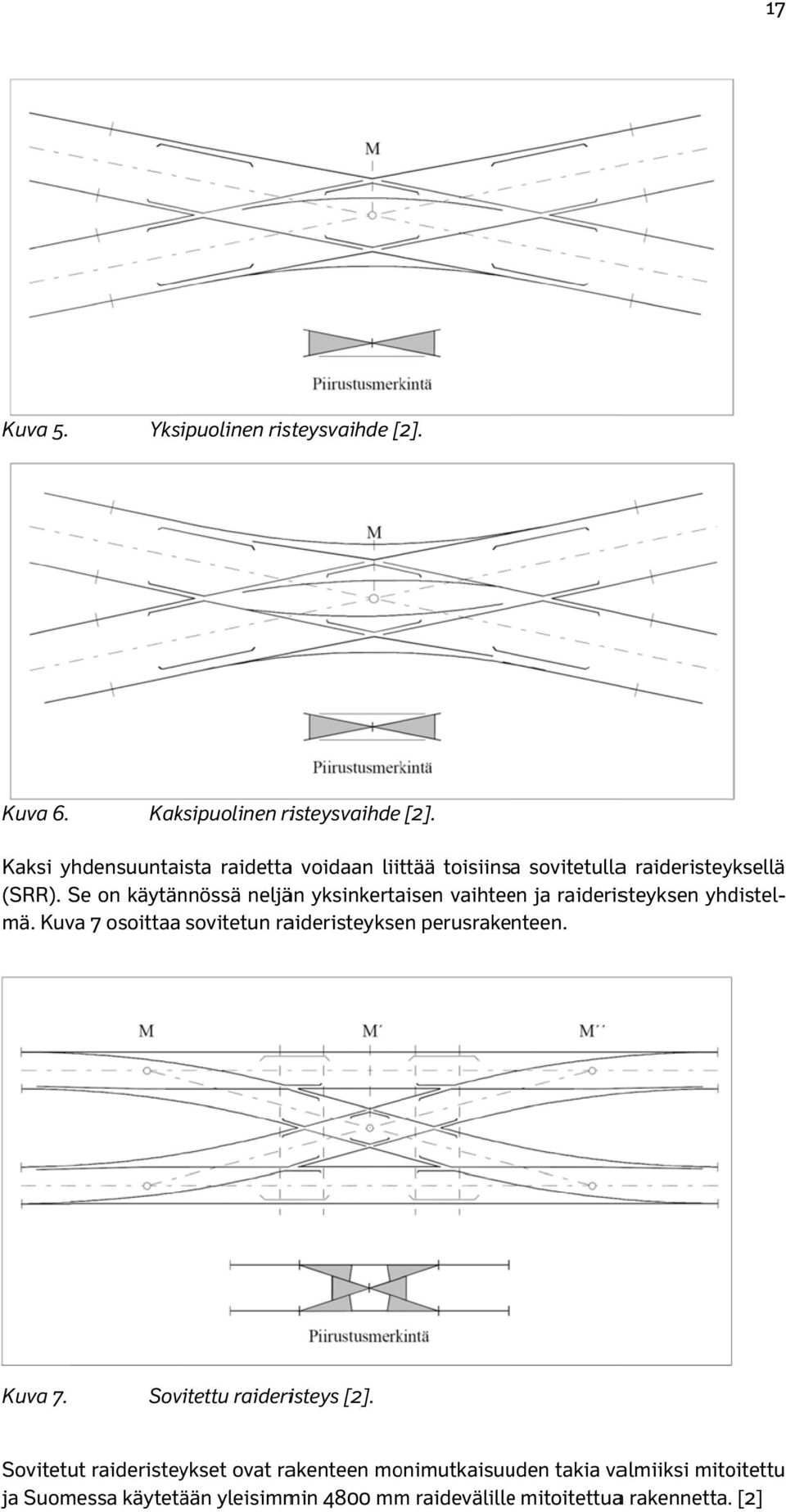 Se on käytännössä neljän yksinkertaisen vaihteen ja raideristeyksen yhdistel- mä.