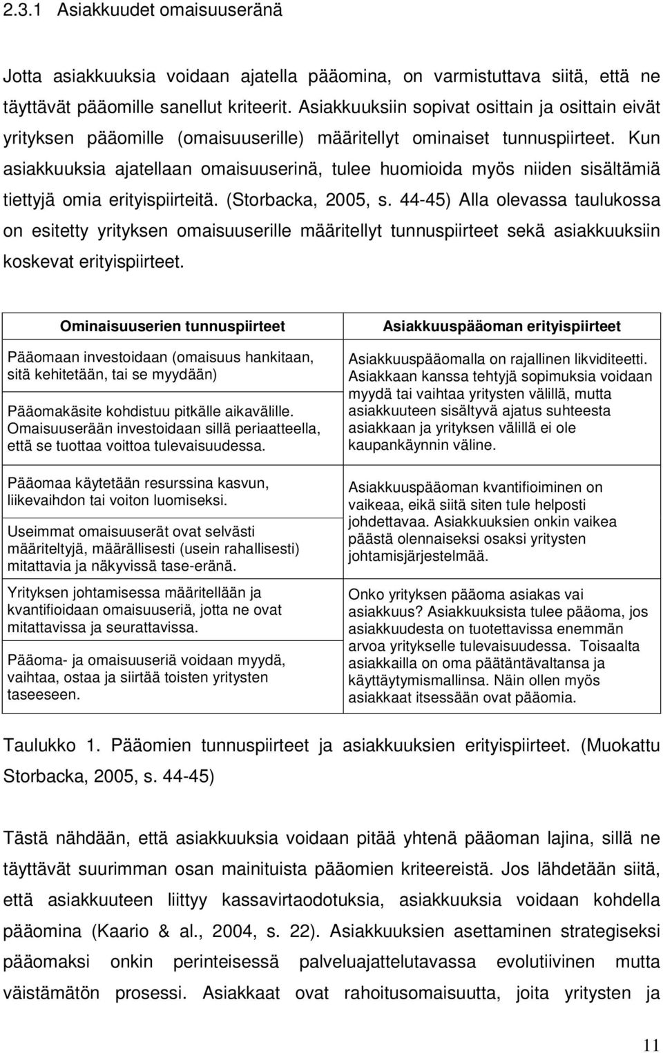 Kun asiakkuuksia ajatellaan omaisuuserinä, tulee huomioida myös niiden sisältämiä tiettyjä omia erityispiirteitä. (Storbacka, 2005, s.