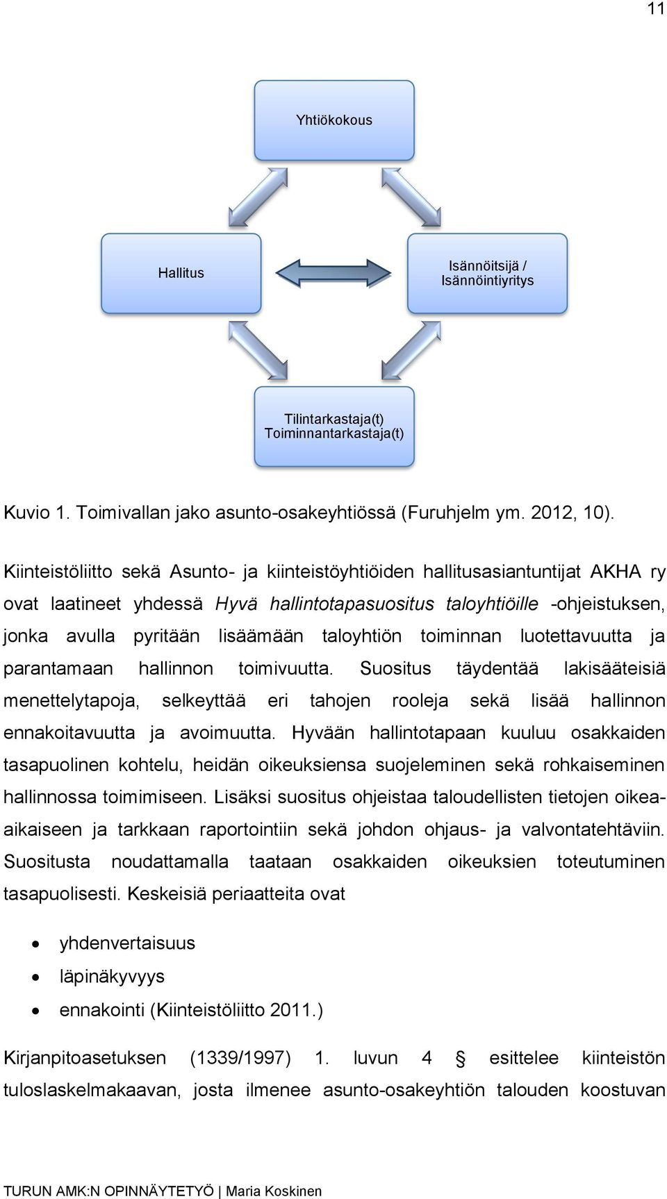 taloyhtiön toiminnan luotettavuutta ja parantamaan hallinnon toimivuutta.