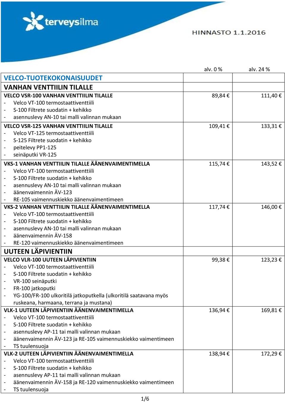 äänenvaimennin ÄV-123 - RE-105 vaimennuskiekko äänenvaimentimeen VKS-2 VANHAN VENTTIILIN TILALLE ÄÄNENVAIMENTIMELLA - asennuslevy AN-10 tai malli valinnan mukaan - äänenvaimennin ÄV-158 - RE-120