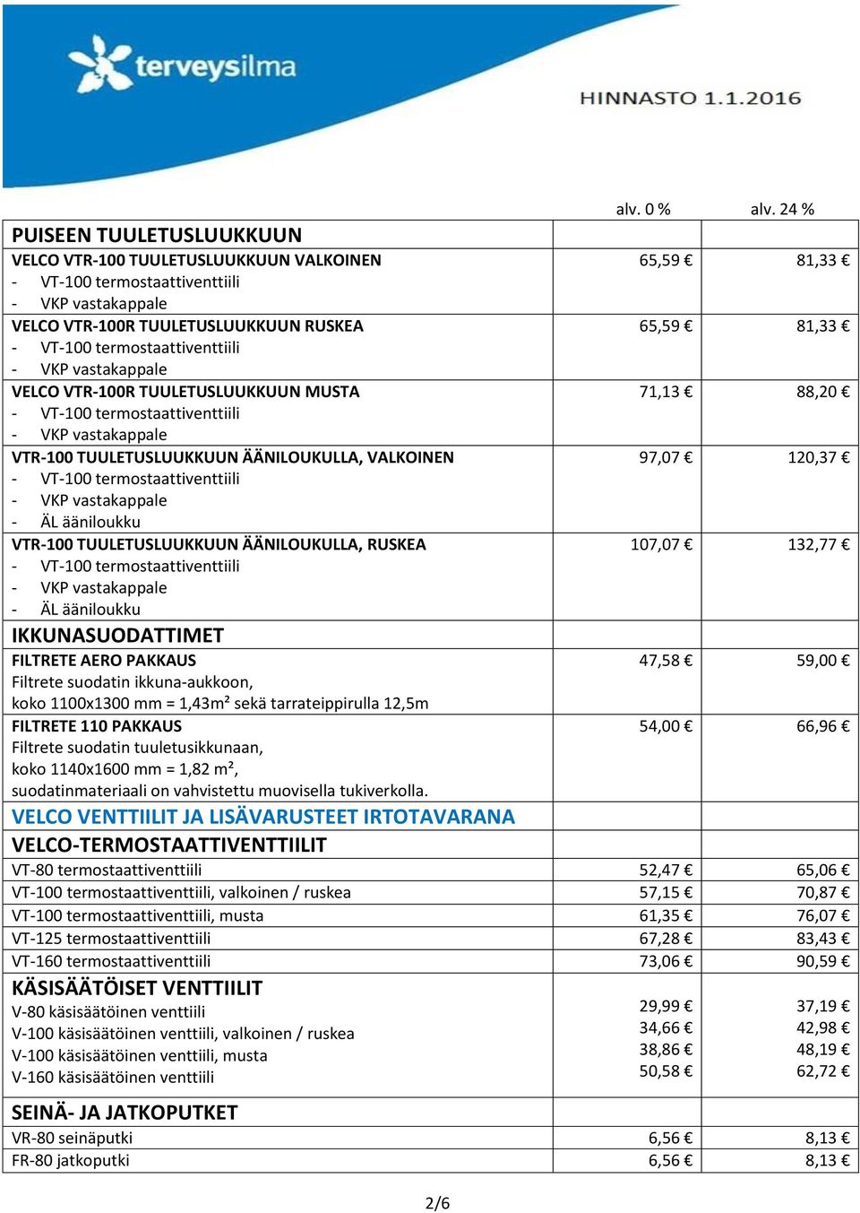 12,5m FILTRETE 110 PAKKAUS Filtrete suodatin tuuletusikkunaan, koko 1140x1600 mm = 1,82 m², suodatinmateriaali on vahvistettu muovisella tukiverkolla.