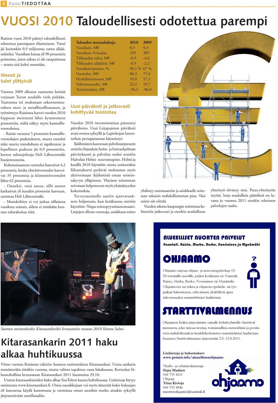 Menot ja tulot ylittyivät Vuonna 2009 alkanut taantuma heittää varjoaan Turun seudulle vielä pitkään.