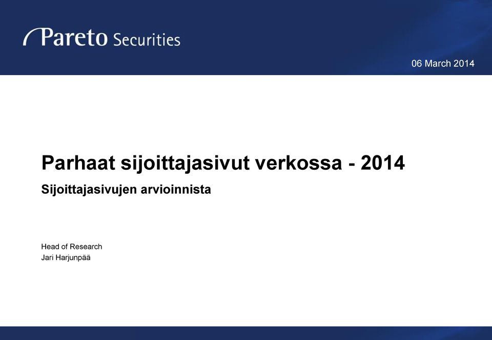 2014 Sijoittajasivujen