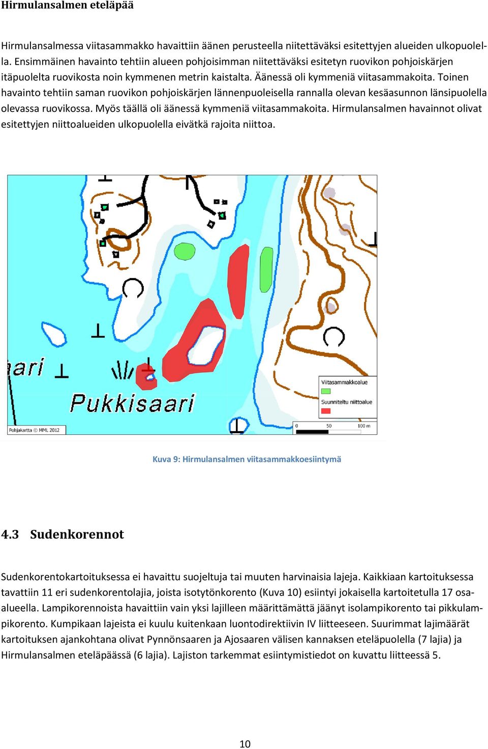 Toinen havainto tehtiin saman ruovikon pohjoiskärjen lännenpuoleisella rannalla olevan kesäasunnon länsipuolella olevassa ruovikossa. Myös täällä oli äänessä kymmeniä viitasammakoita.