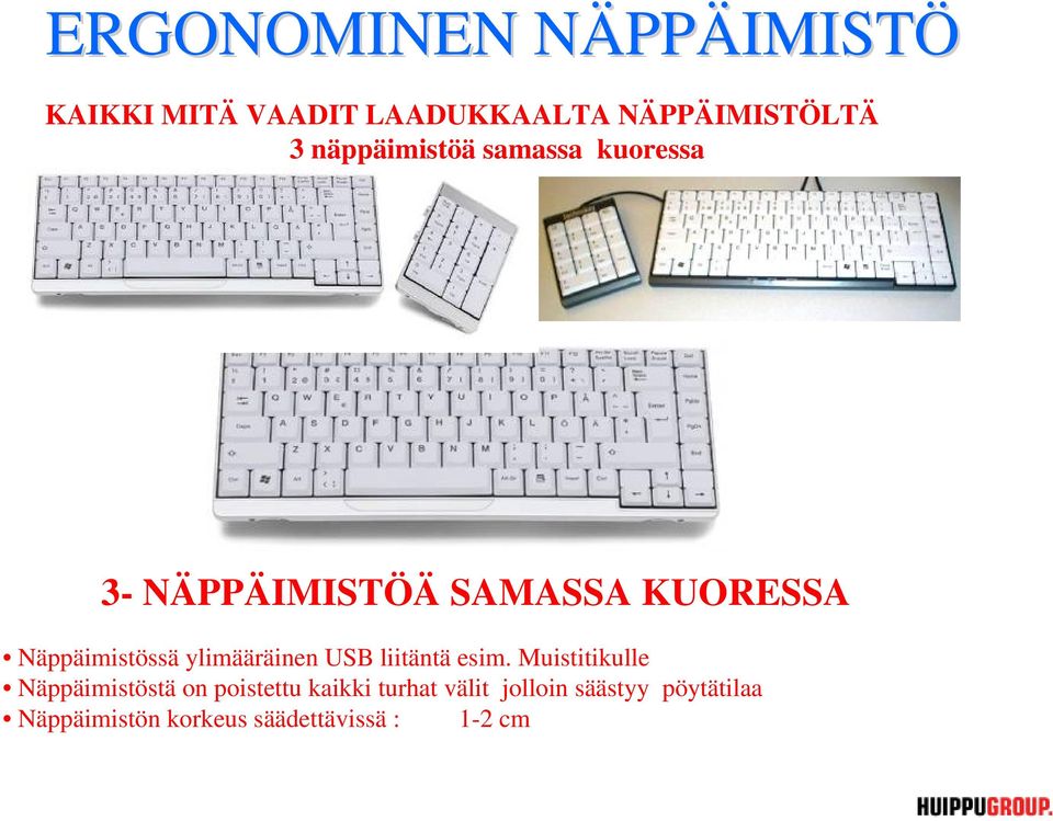 ylimääräinen USB liitäntä esim.