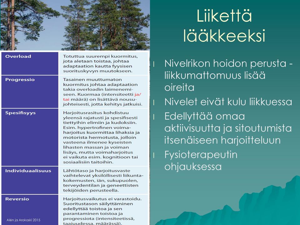 liikkuessa Edellyttää omaa aktiivisuutta ja sitoutumista