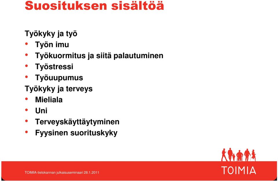 Työstressi Työuupumus Työkyky ja terveys