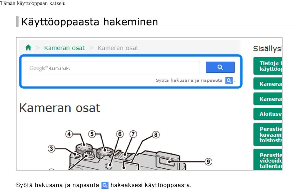 hakusana ja napsauta