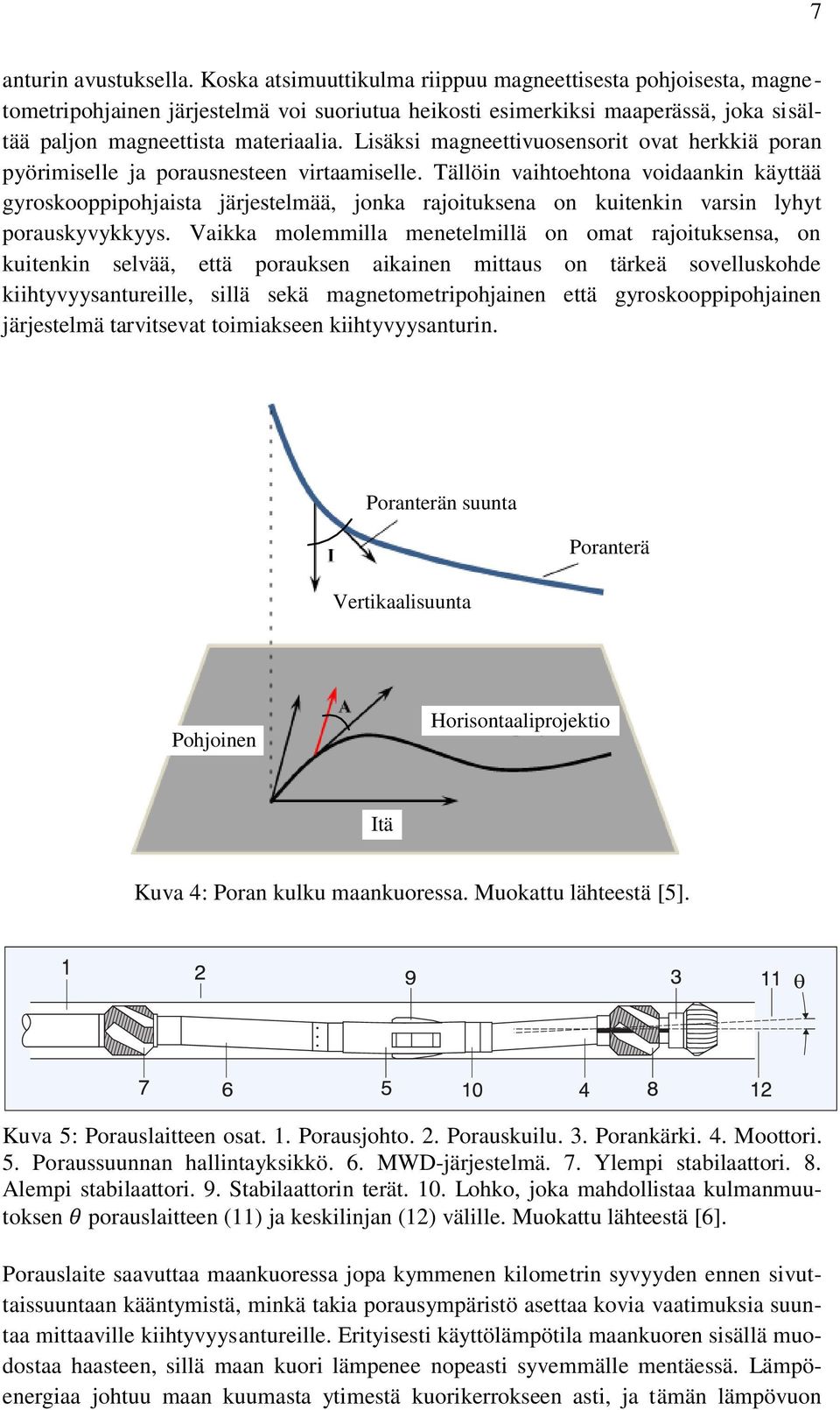 Lisäksi magneettivuosensorit ovat herkkiä poran pyörimiselle ja porausnesteen virtaamiselle.