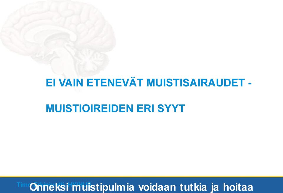 MUISTIOIREIDEN ERI SYYT