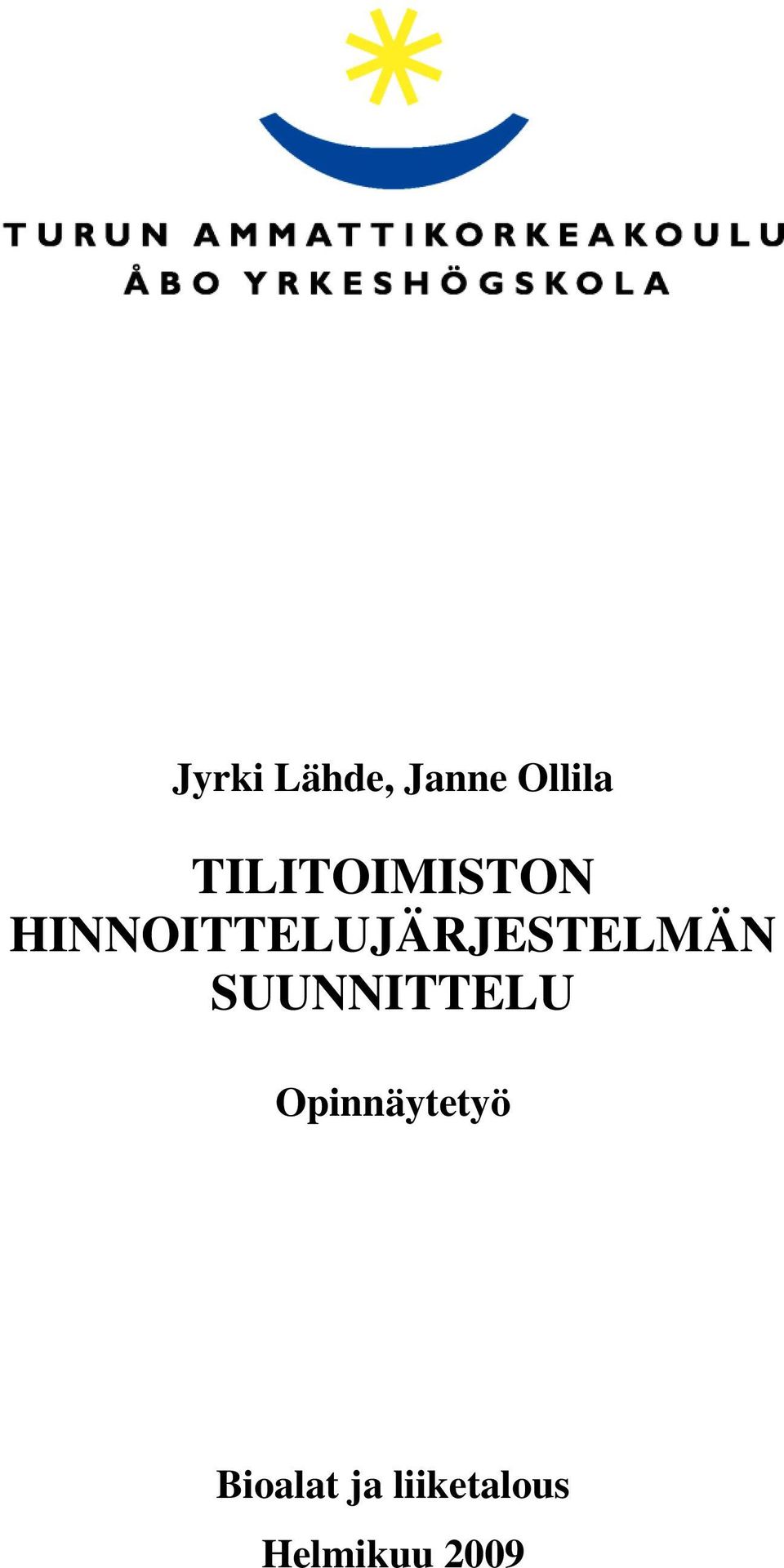 HINNOITTELUJÄRJESTELMÄN