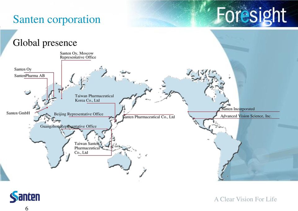 , Ltd Santen GmbH Beijing Representative Office Santen Pharmaceutical Co.