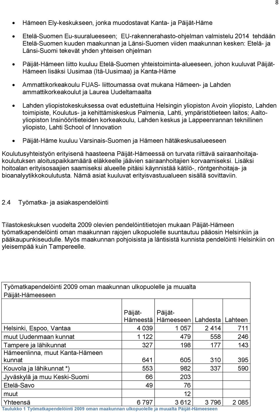 ja Kanta-Häme Ammattikorkeakoulu FUAS- liittoumassa ovat mukana Hämeen- ja Lahden ammattikorkeakoulut ja Laurea Uudeltamaalta Lahden yliopistokeskuksessa ovat edustettuina Helsingin yliopiston Avoin