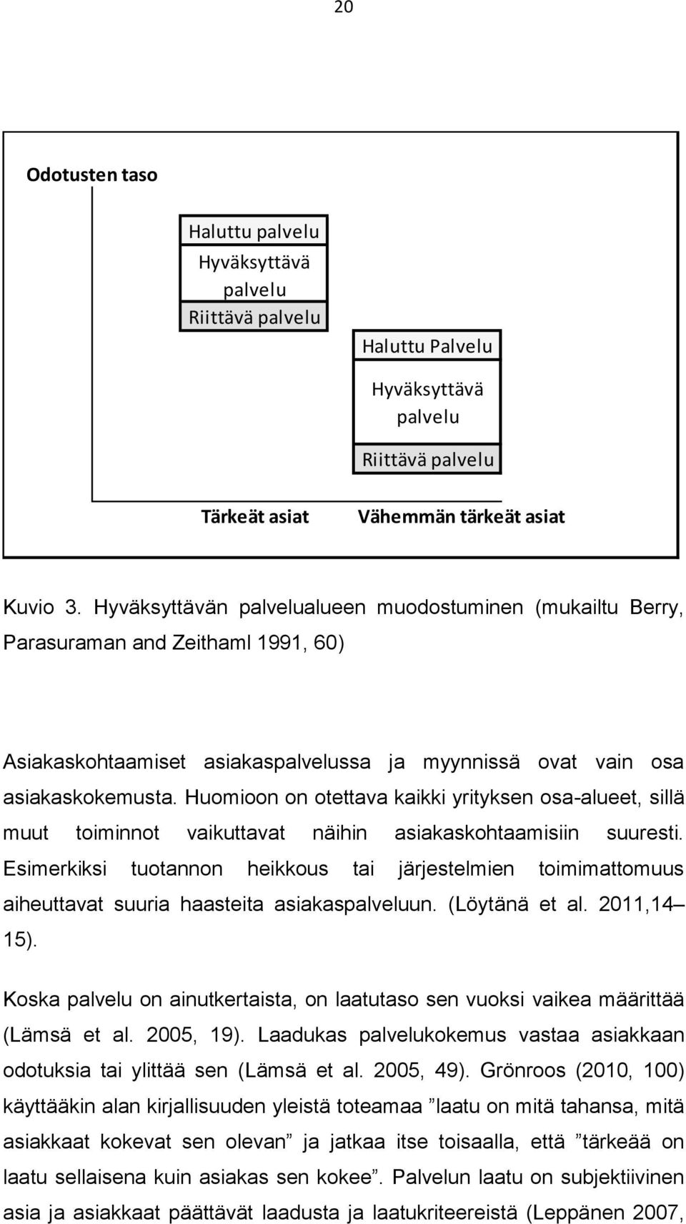 Huomioon on otettava kaikki yrityksen osa-alueet, sillä muut toiminnot vaikuttavat näihin asiakaskohtaamisiin suuresti.