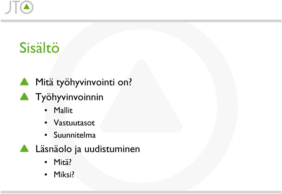 Vastuutasot Suunnitelma