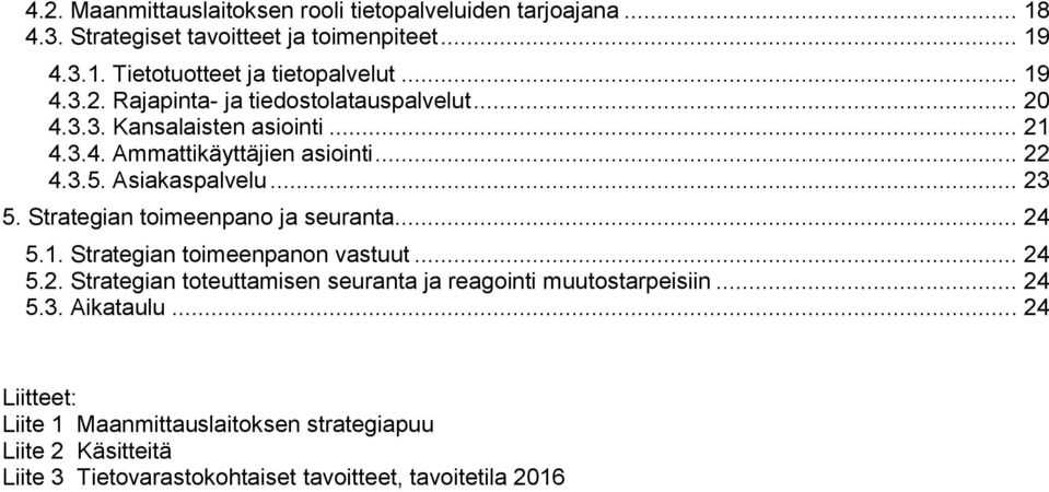 .. 23 5. Strategian toimeenpano ja seuranta... 24 5.1. Strategian toimeenpanon vastuut... 24 5.2. Strategian toteuttamisen seuranta ja reagointi muutostarpeisiin.