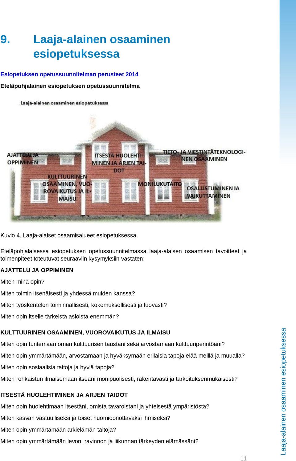 Miten toimin itsenäisesti ja yhdessä muiden kanssa? Miten työskentelen toiminnallisesti, kokemuksellisesti ja luovasti?