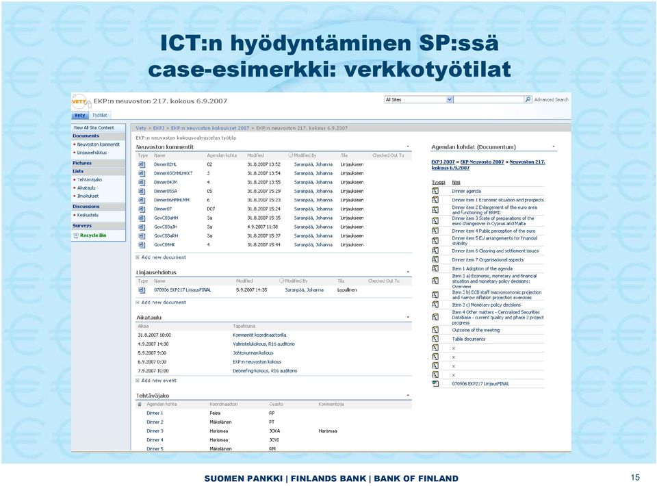 SP:ssä