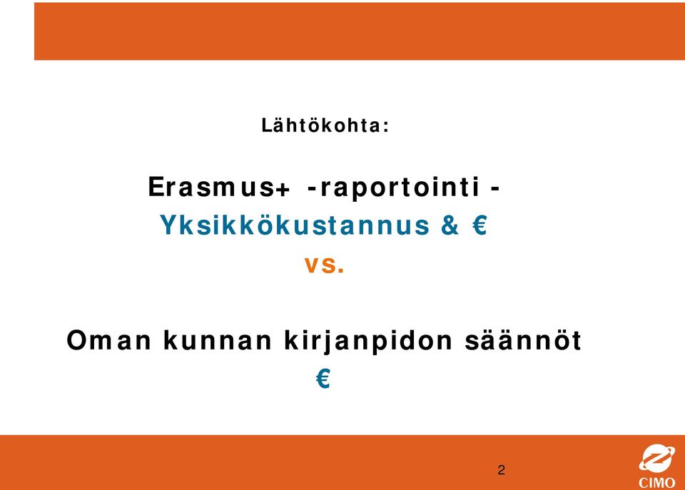 Yksikkökustannus & vs.