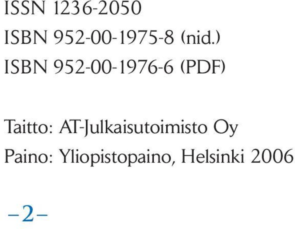 Taitto: AT-Julkaisutoimisto Oy