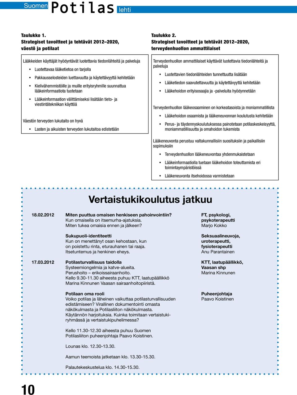 luettavuutta ja käytettävyyttä kehitetään Kielivähemmistöille ja muille erityisryhmille suunnattua lääkeinformaatiota tuotetaan Lääkeinformaation välittämiseksi lisätään tieto- ja viestintätekniikan