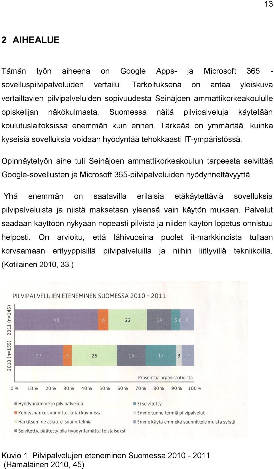 Suomessa näitä pilvipalveluja käytetään koulutuslaitoksissa enemmän kuin ennen. Tärkeää on ymmärtää, kuinka kyseisiä sovelluksia voidaan hyödyntää tehokkaasti IT-ympäristössä.