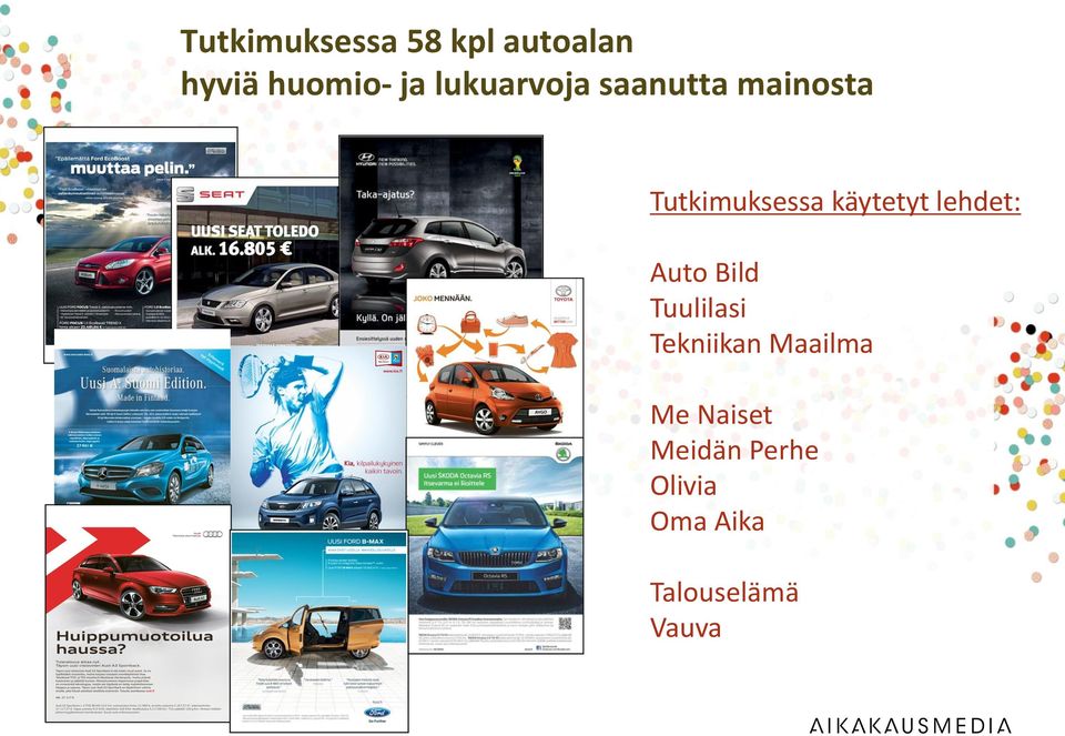 käytetyt lehdet: Auto Bild Tuulilasi Tekniikan