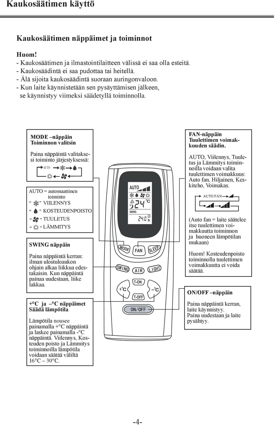 Usage o C - Kun laite Names käynnistetään and sen un pysäyttämisen tions of Wi jälkeen, ess se käynnistyy St viimeksi uctu e säädetyllä n i le and toiminnolla.