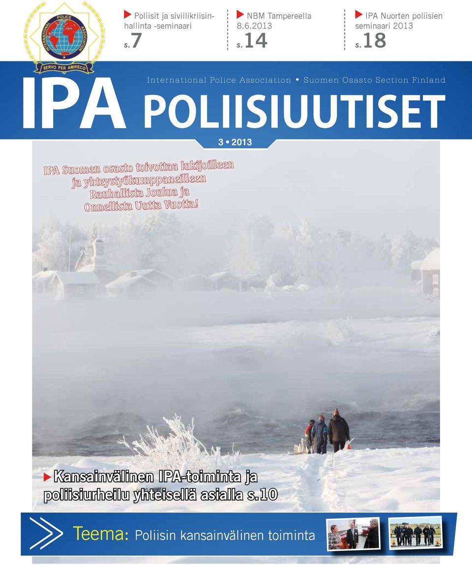 18 3 2013 IPA Suomen osasto toivottaa lukijoilleen ja yhteystyökumppaneilleen