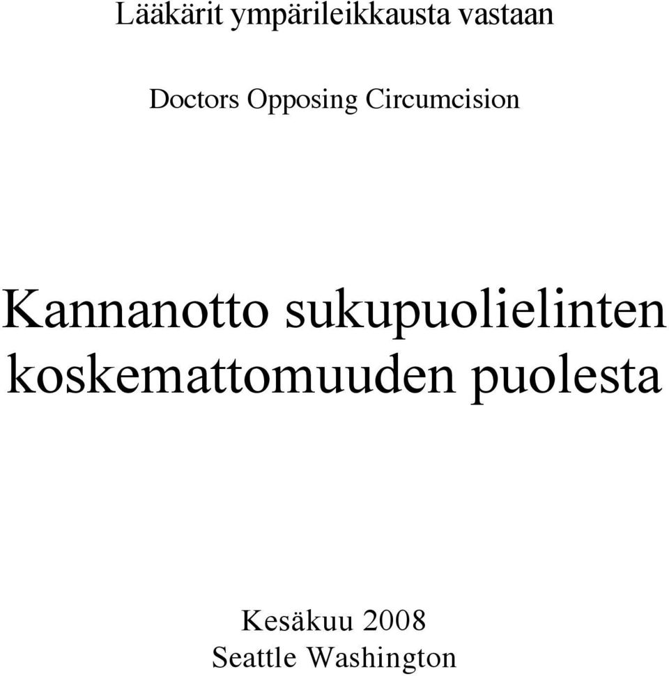 Kannanotto sukupuolielinten