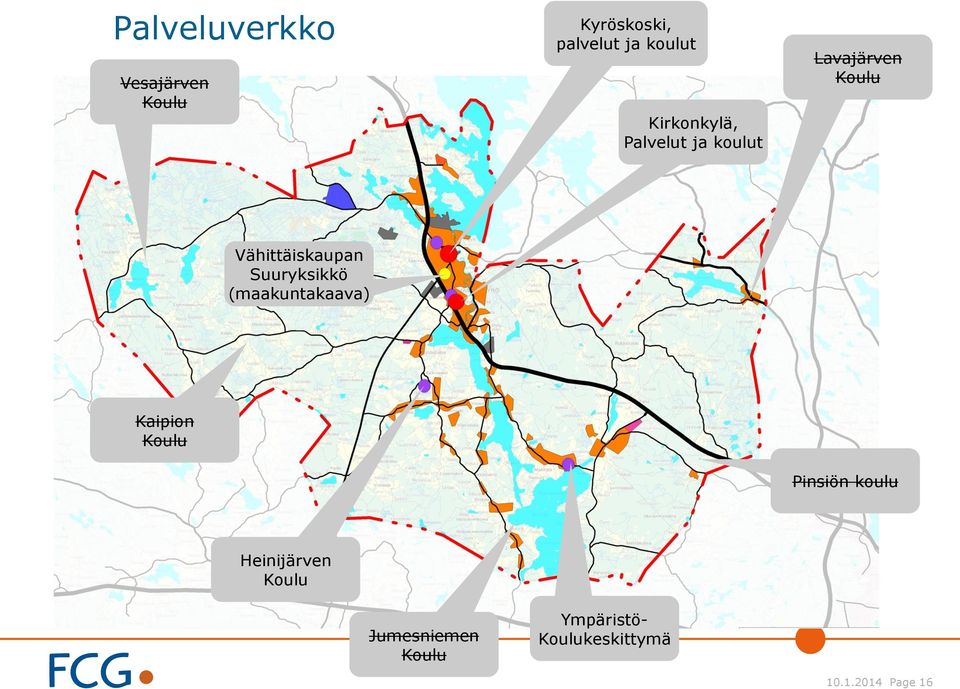 Suuryksikkö (maakuntakaava) Kaipion Koulu Pinsiön koulu