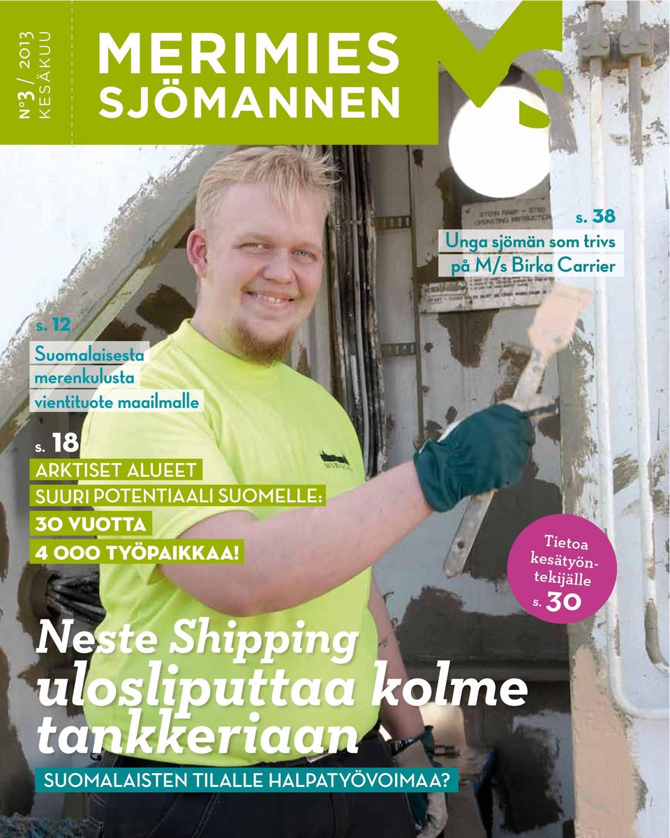 1 Suomalaisesta merenkulusta vientituote maailmalle s.