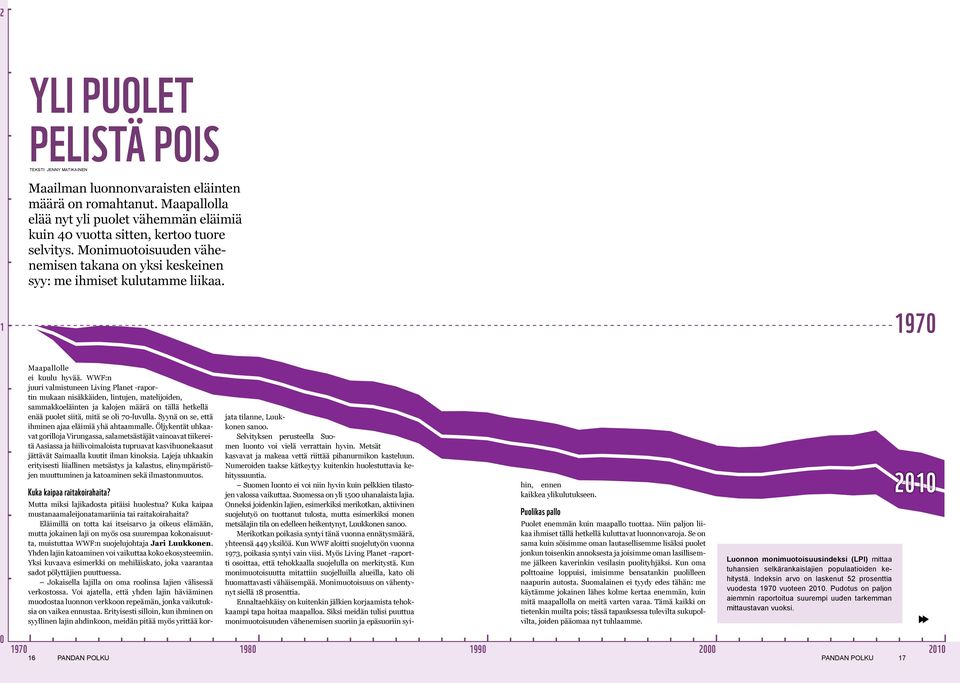 1 1970 Maapallolle ei kuulu hyvää.