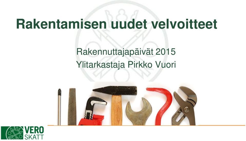 Rakennuttajapäivät