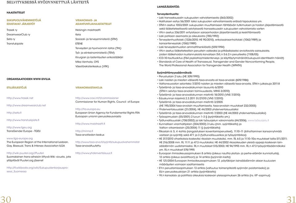 org The European Region of the International Lesbian, Gay, Bisexual, Trans & Intersex Association ILGA http://wiki.puuteri.