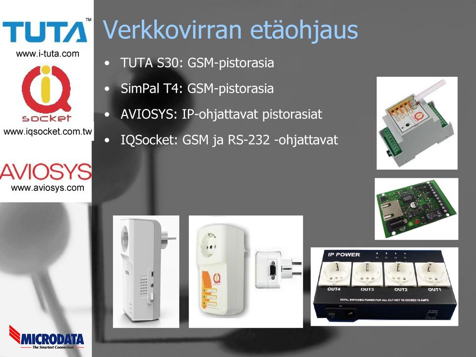 GSM-pistorasia AVIOSYS: IP-ohjattavat