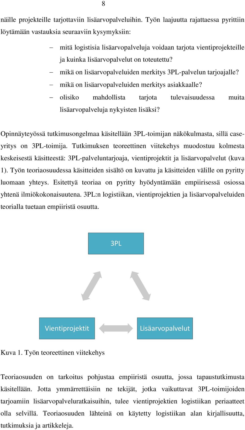 mikä on lisäarvopalveluiden merkitys 3PL-palvelun tarjoajalle? mikä on lisäarvopalveluiden merkitys asiakkaalle? olisiko mahdollista tarjota tulevaisuudessa muita lisäarvopalveluja nykyisten lisäksi?