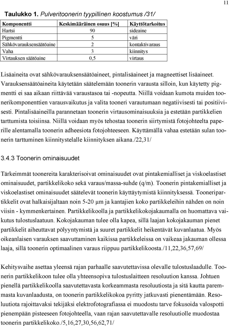 Virtauksen säätöaine 0,5 virtaus Lisäaineita ovat sähkövarauksensäätöaineet, pintalisäaineet ja magneettiset lisäaineet.