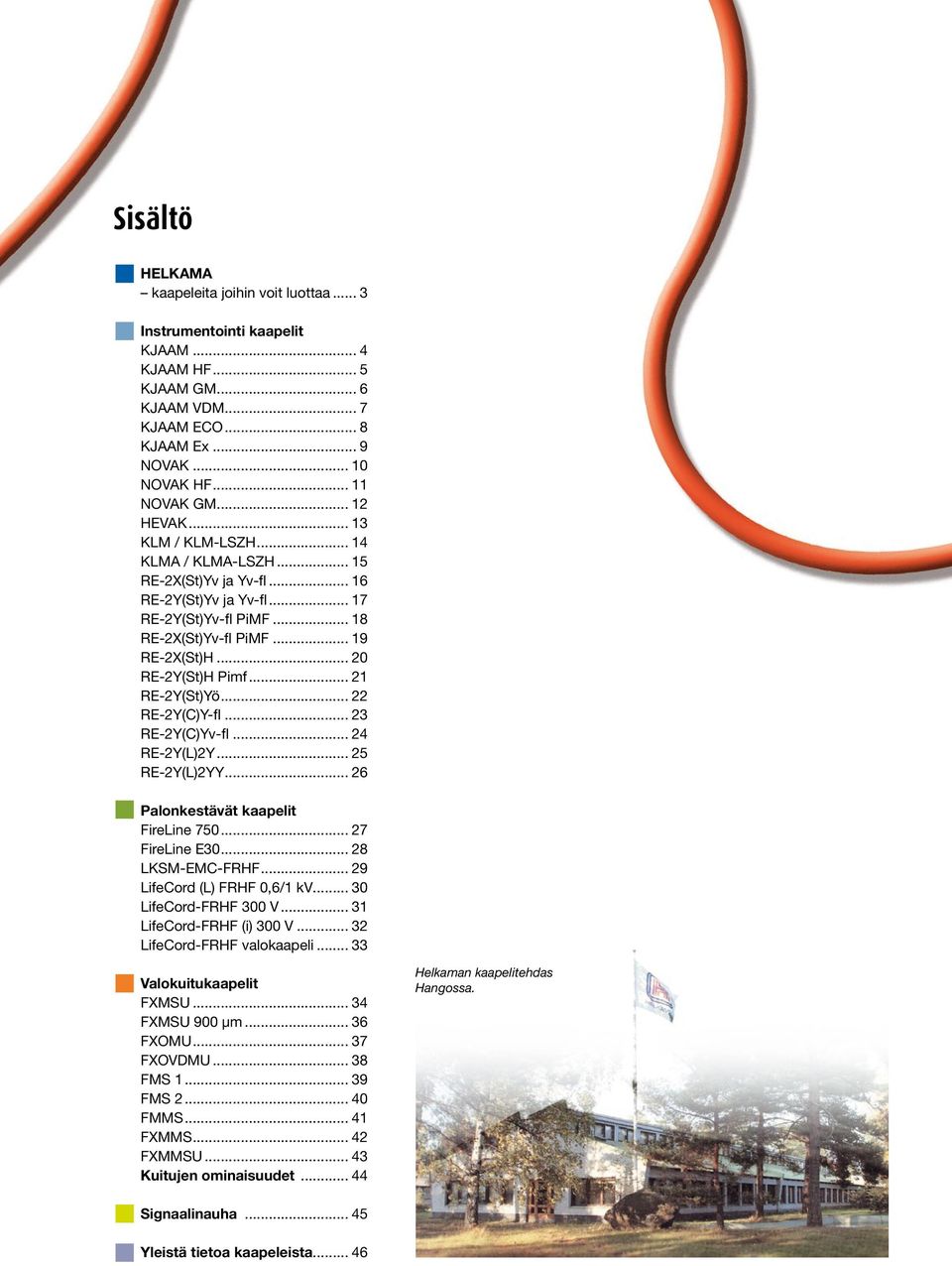 .. 21 RE-2Y(St)Yö... 22 RE-2Y(C)Y-fl... 23 RE-2Y(C)Yv-fl... 24 RE-2Y(L)2Y... 25 RE-2Y(L)2YY... 26 Palonkestävät kaapelit FireLine 750... 27 FireLine E30... 28 LKSM-EMC-FRHF.