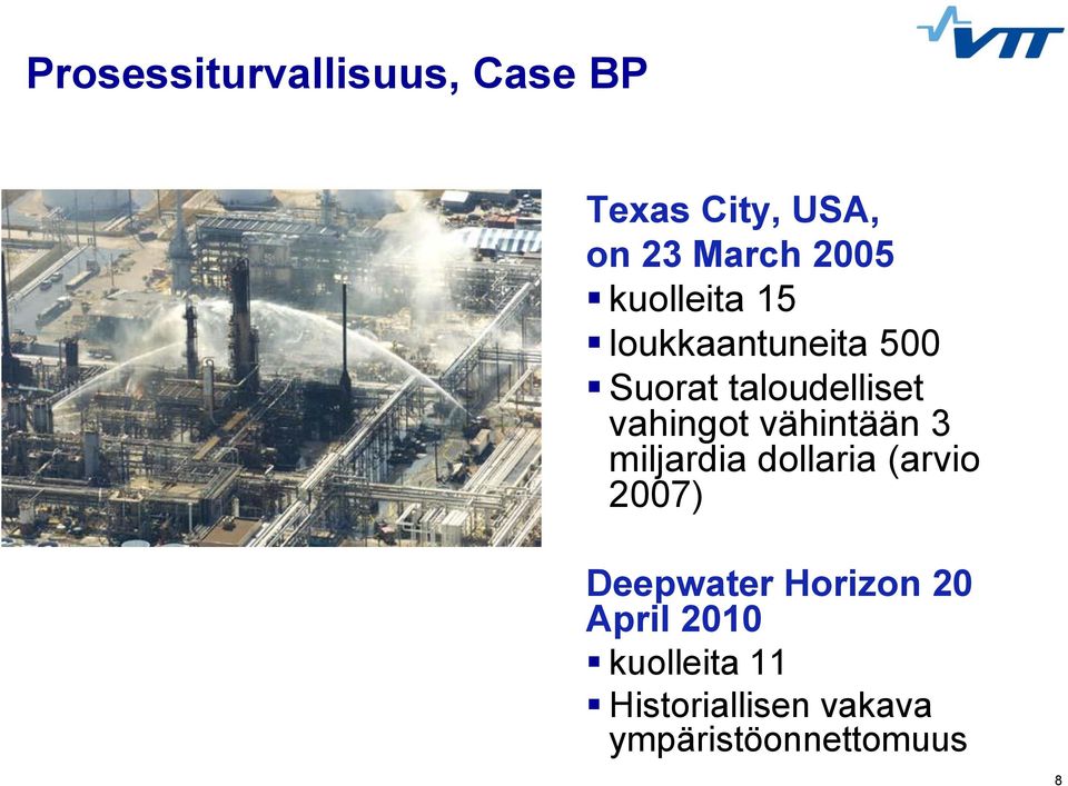 vähintään 3 miljardia dollaria (arvio 2007) Deepwater Horizon 20