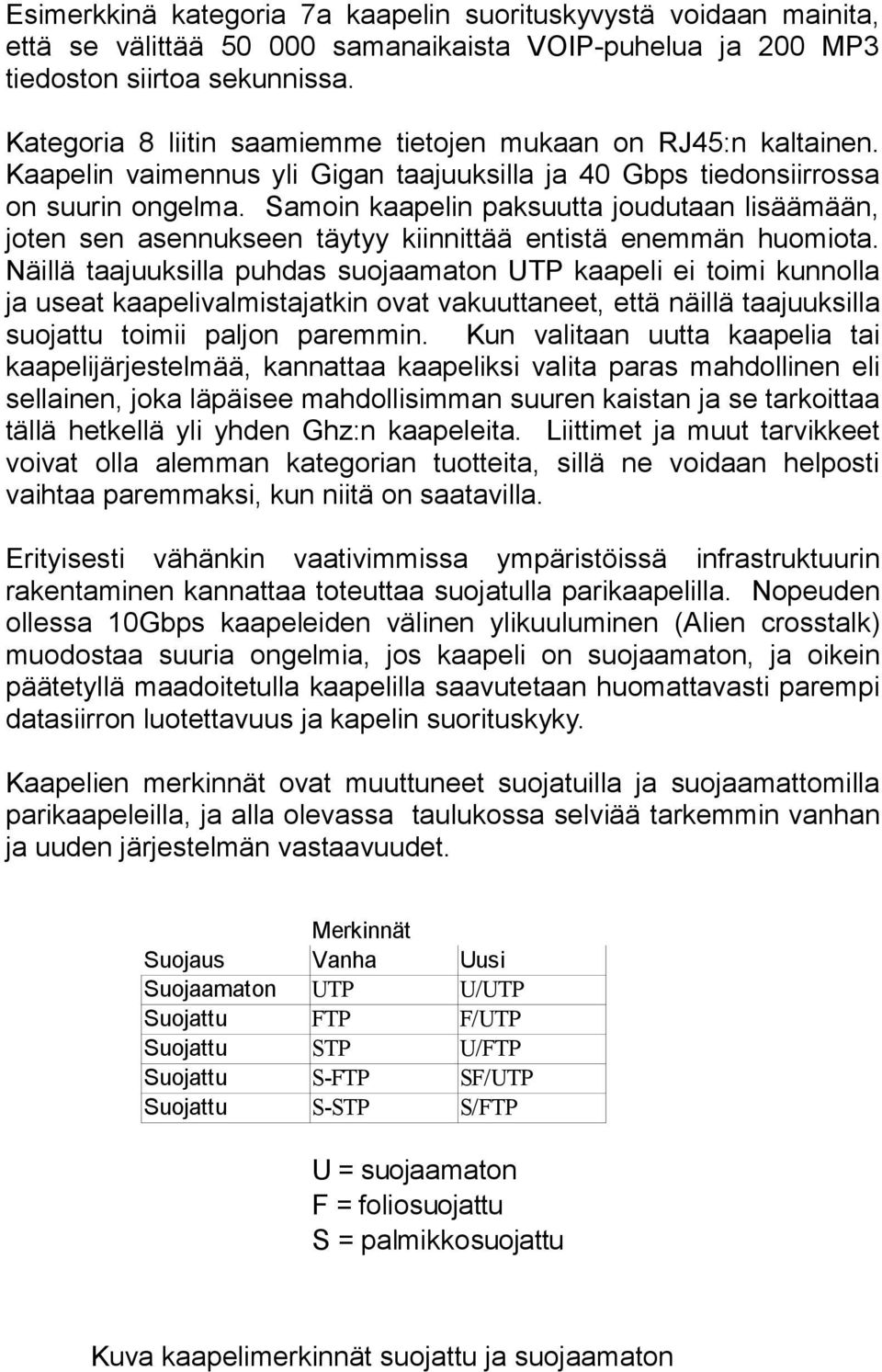Samoin kaapelin paksuutta joudutaan lisäämään, joten sen asennukseen täytyy kiinnittää entistä enemmän huomiota.