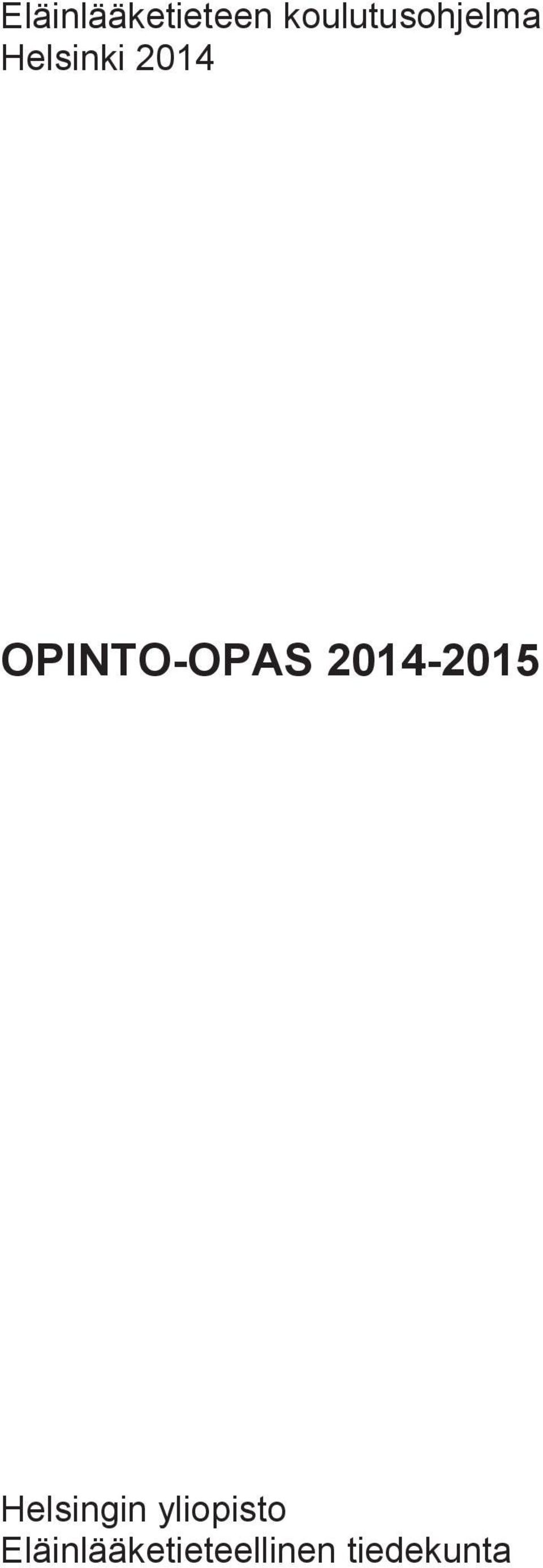 OPINTO-OPAS 2014-2015