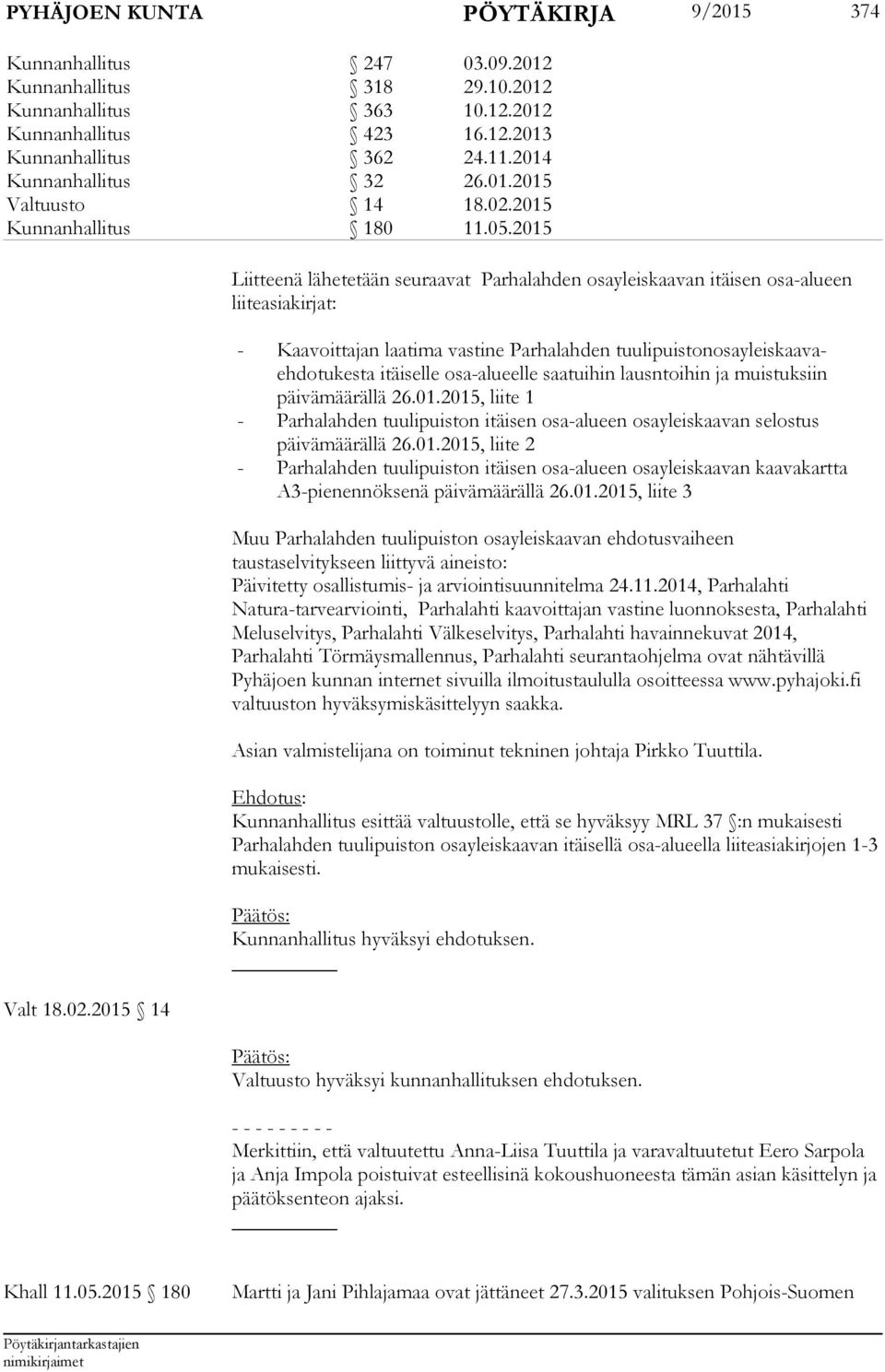 2015 Kunnanhallitus 180 11.05.2015 Valt 18.02.