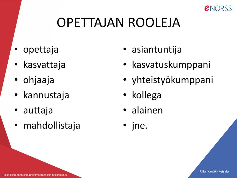 auttaja mahdollistaja asiantuntija