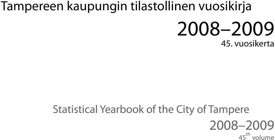 vuosikerta Statistical Yearbook