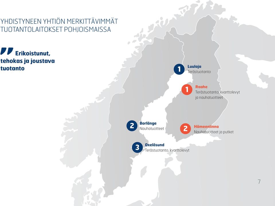 Raahe Terästuotanto, kvarttolevyt ja nauhatuotteet 2 Borlänge