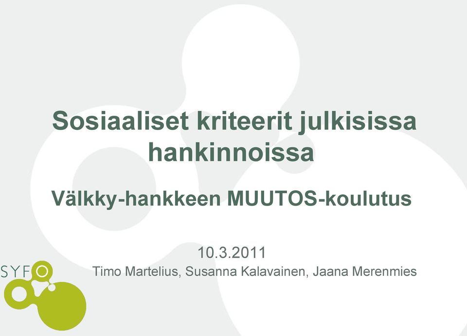 MUUTOS-koulutus 10.3.