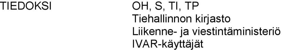 Liikenne- ja