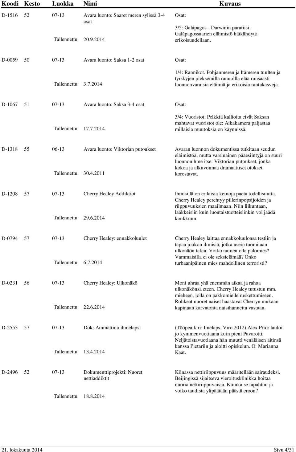 Pohjanmeren ja Itämeren tuulten ja tyrskyjen pieksemillä rannoilla elää runsaasti luonnonvaraisia eläimiä ja erikoisia rantakasveja. D-1067 51 07-13 Avara luonto: Saksa 3-4 osat Osat: 17.7.2014 3/4: Vuoristot.